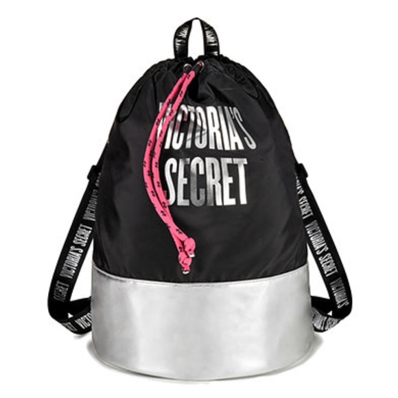 Victoria's Secret Handbags - Victoria's Secret drawstring tote backpack